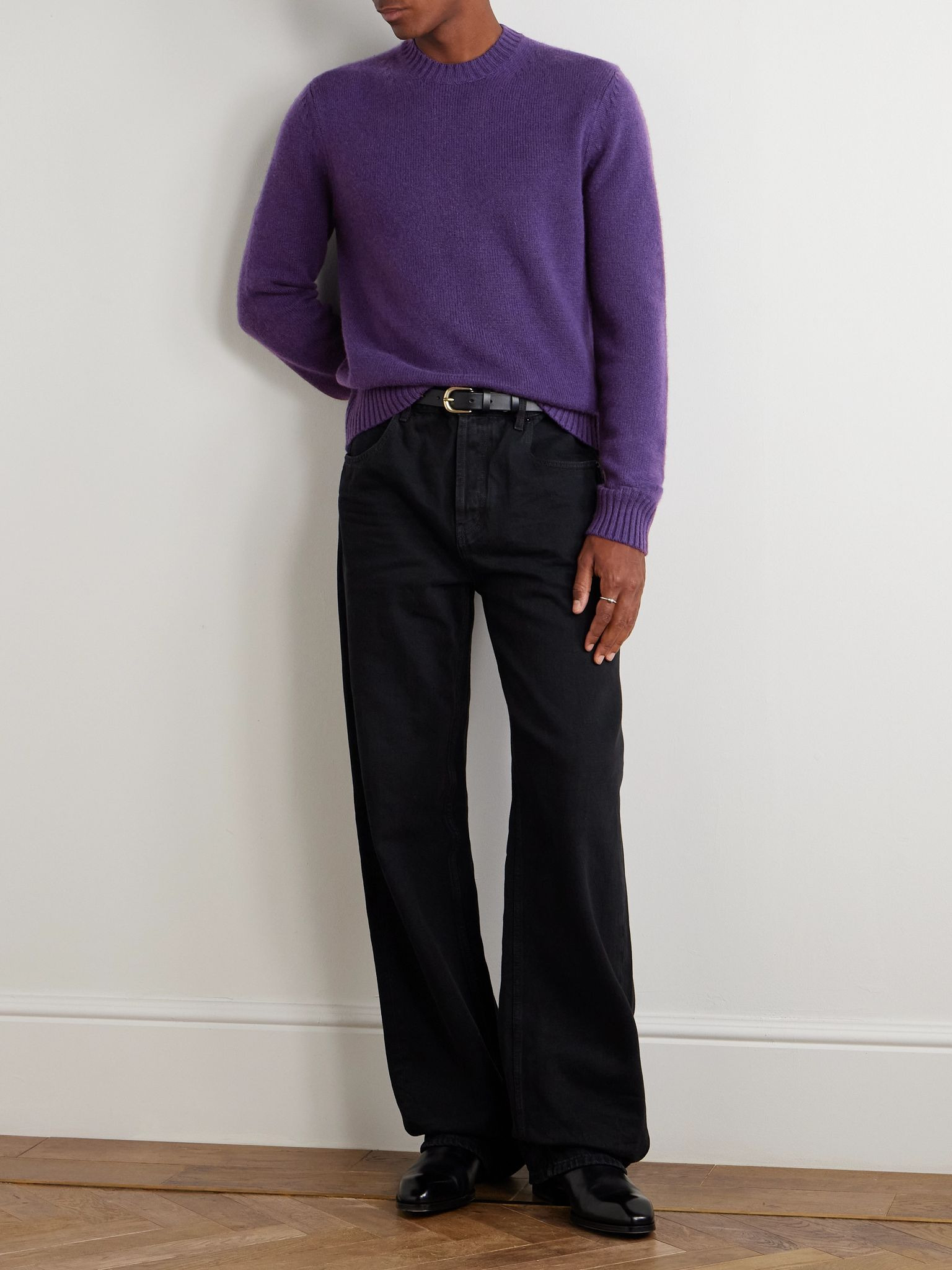 Cashmere Sweater Purple - 2