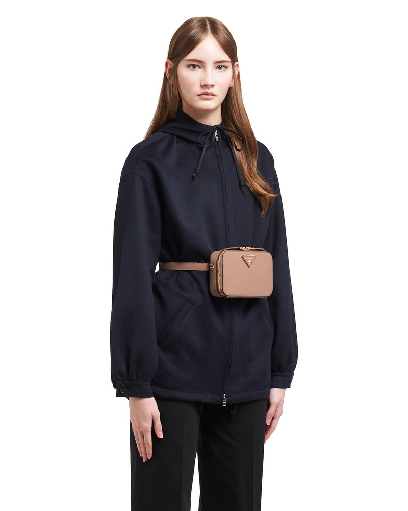 Prada Prada Odette Saffiano leather belt bag outlook