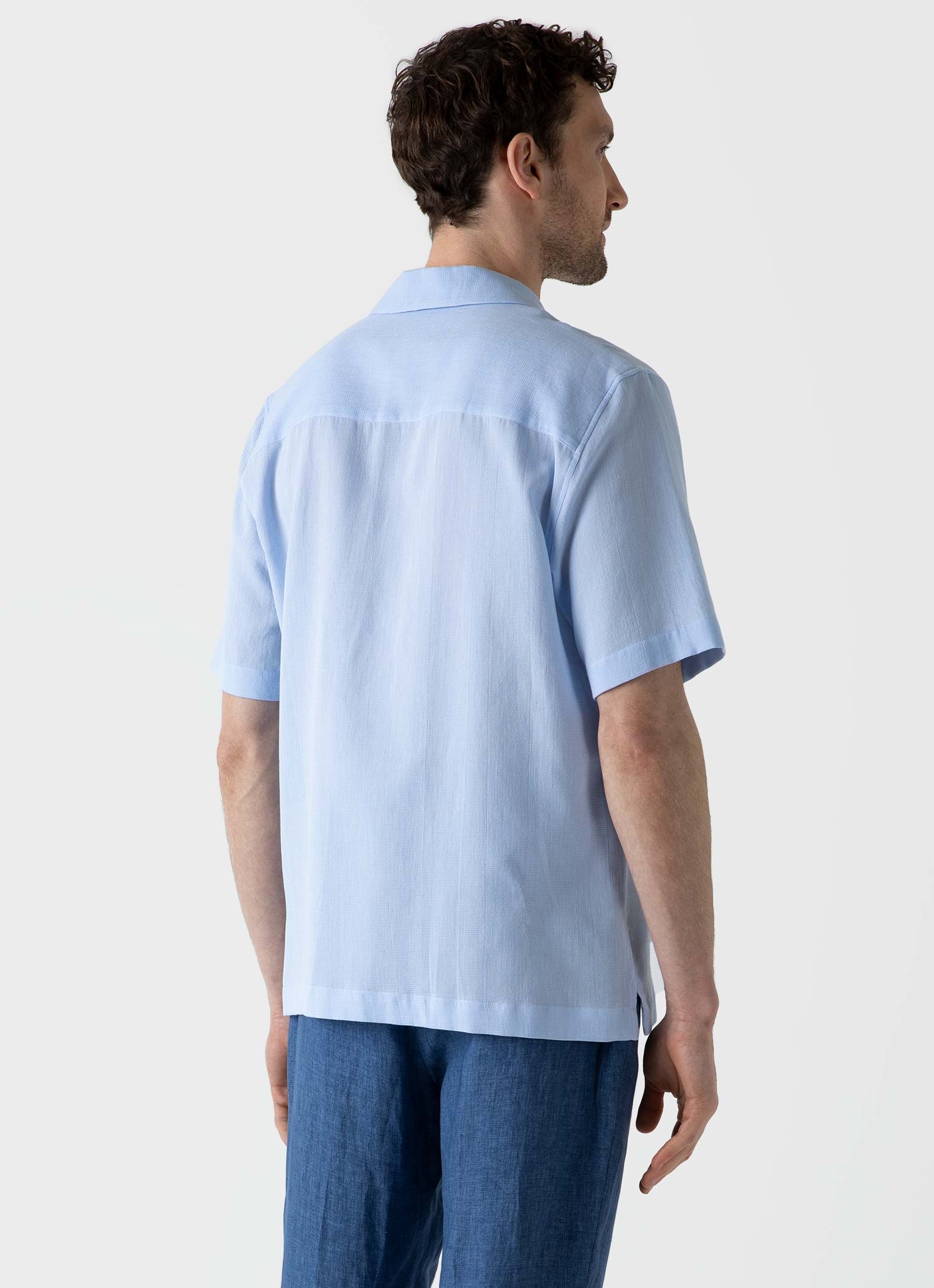 Waffle Camp Collar Shirt - 4