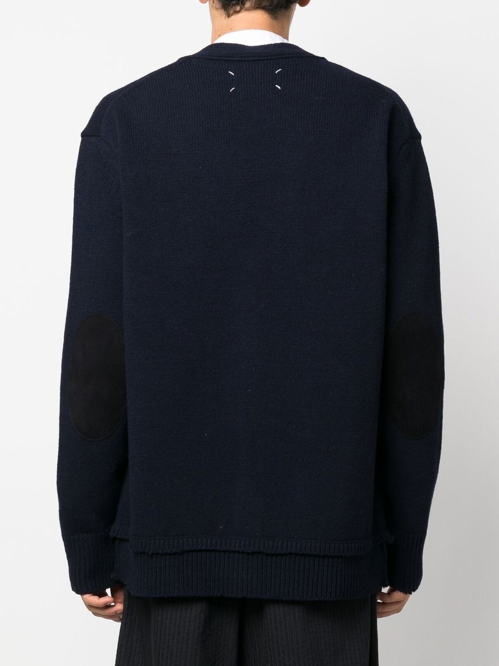 knitted drop-shoulder cardigan - 4
