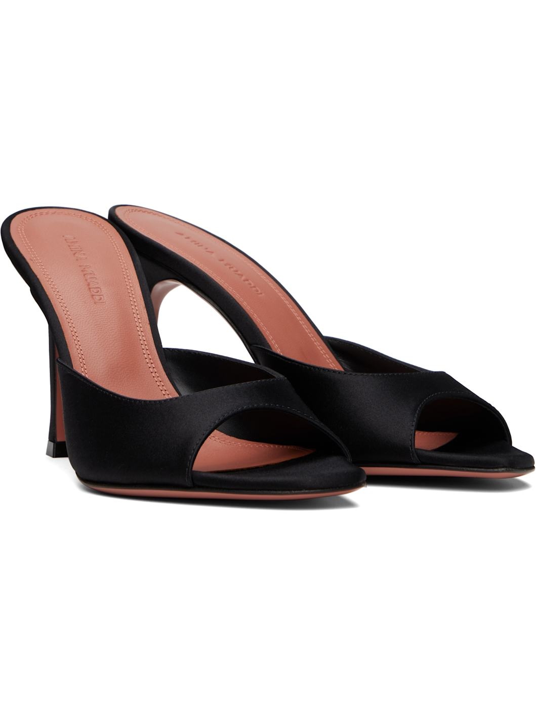 Black Alexa Slipper 95 Heeled Sandals - 4