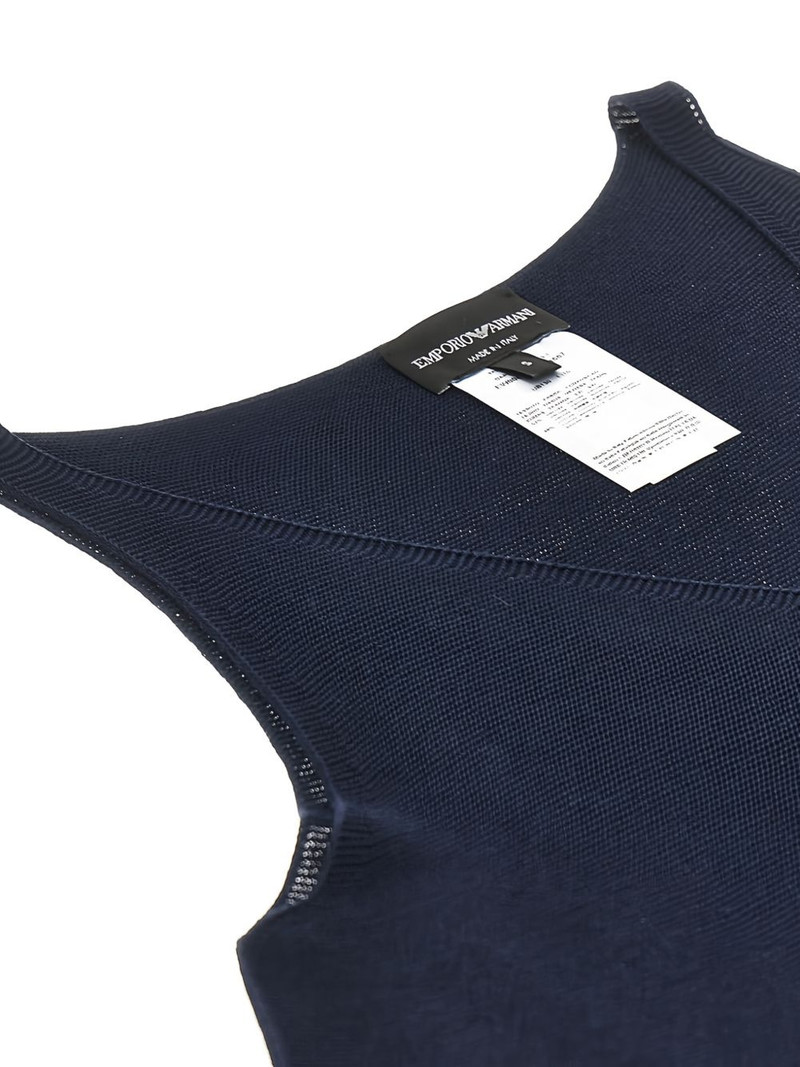EMPORIO ARMANI Links V-neck tank top outlook