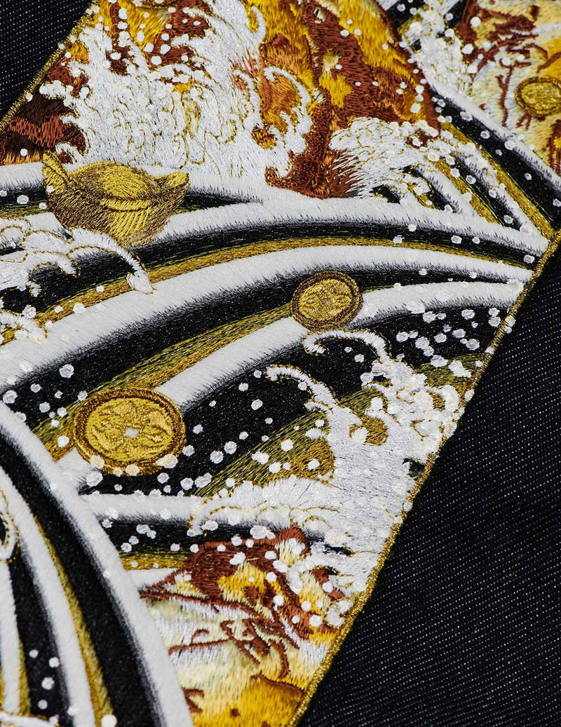 2022 GOLD EDITION “YEAR OF THE TIGER” CARROT-FIT DENIM JEANS #2017 10