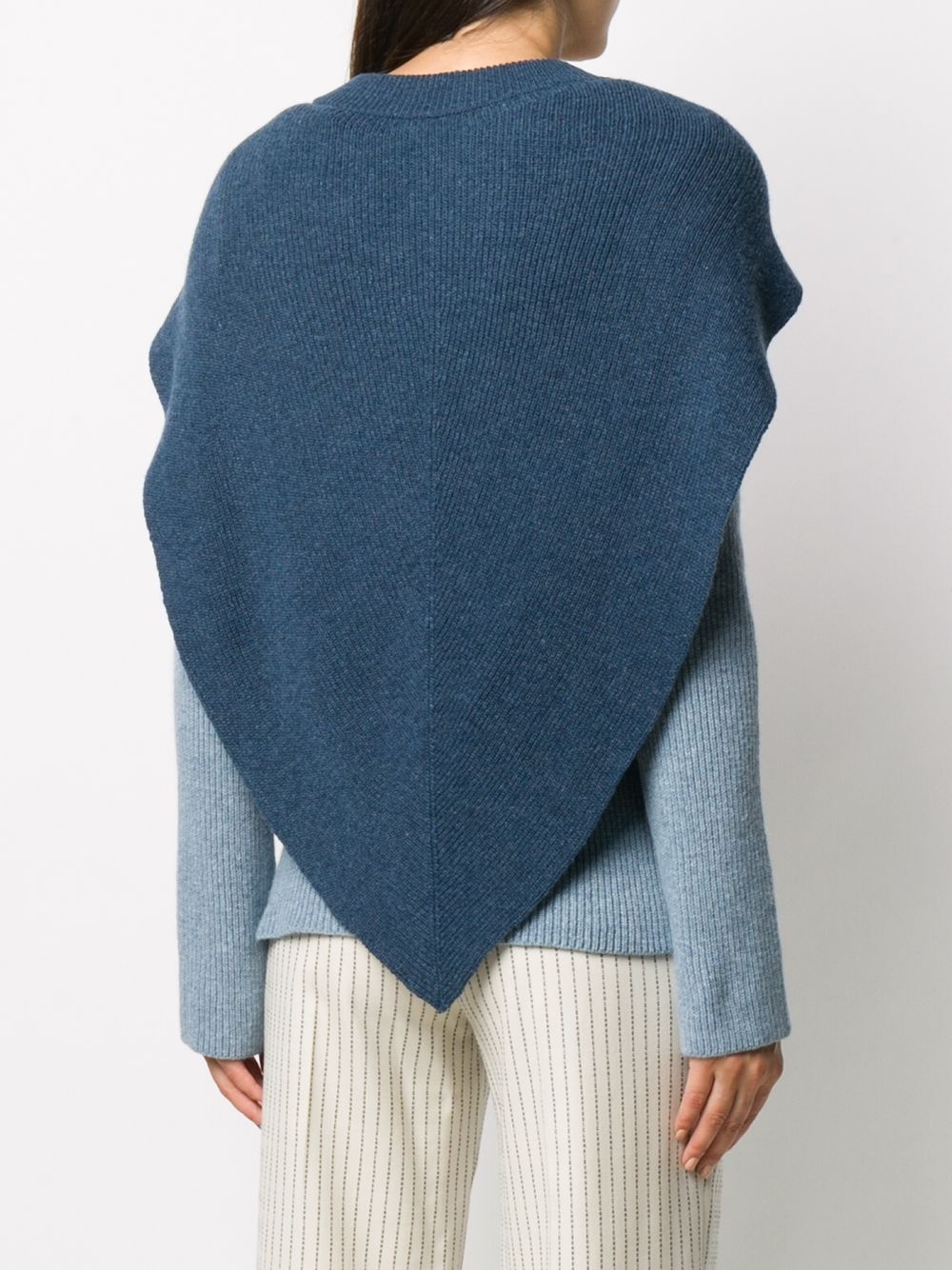 cape knitted jumper - 4