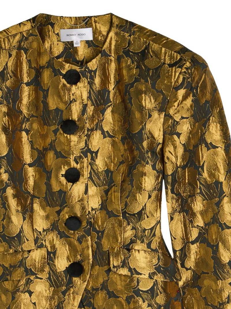 floral-print button jacket 3