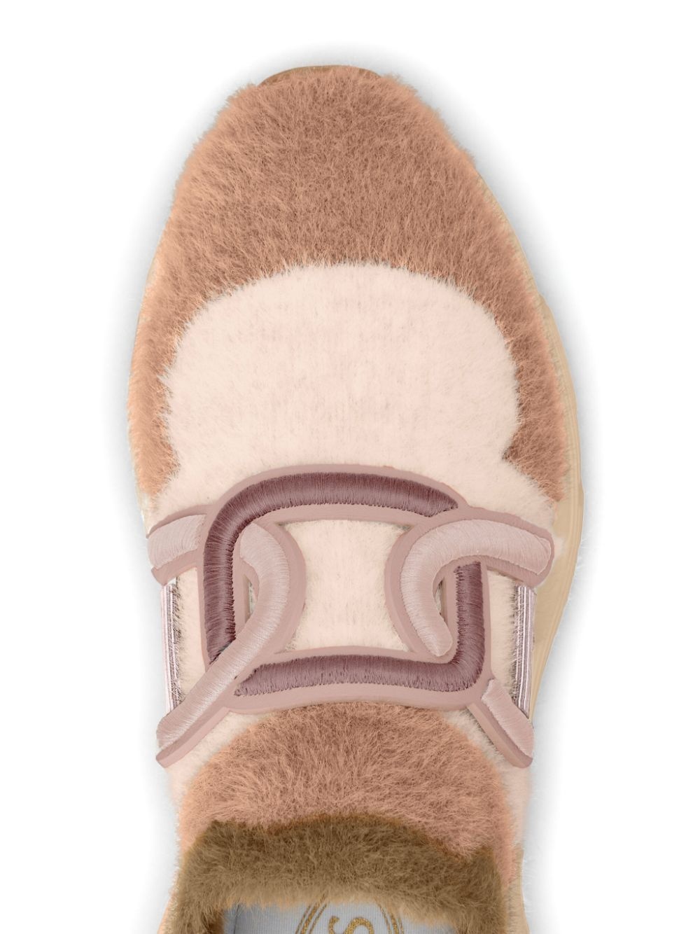 Kate slip-on faux-fur sneakers - 5