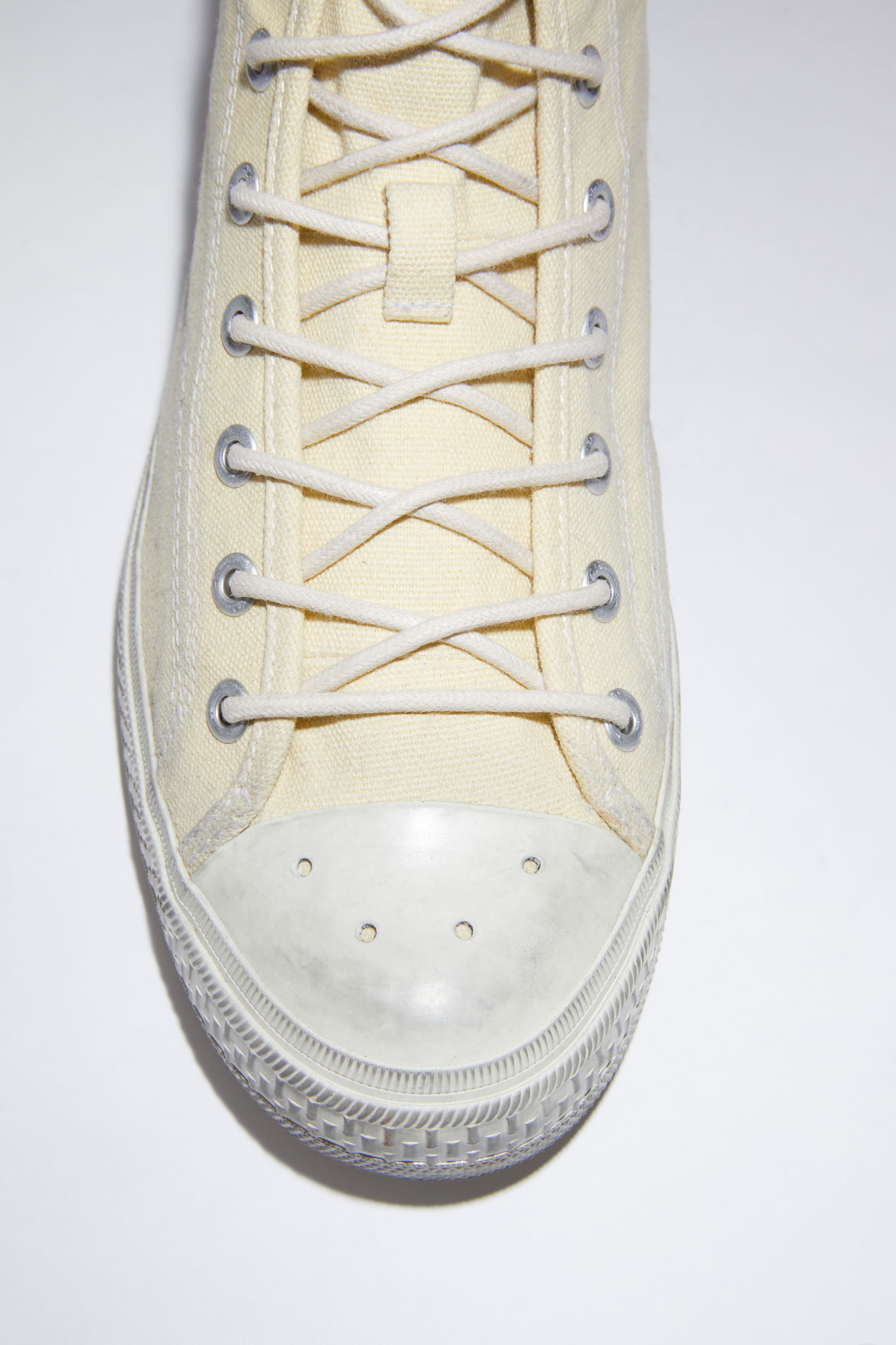 High top sneakers - Pale yellow/off white - 5