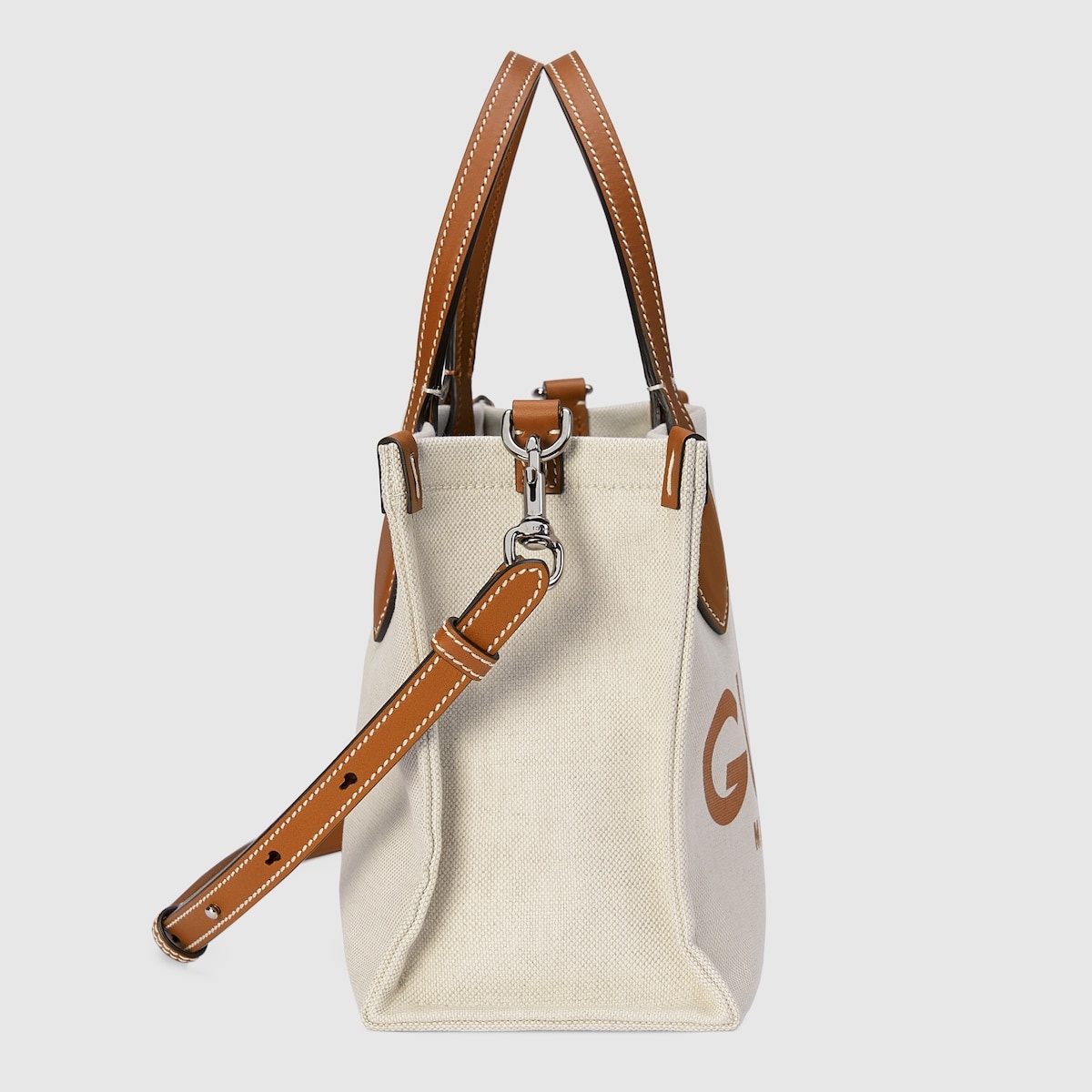 Mini tote bag with Gucci print - 7