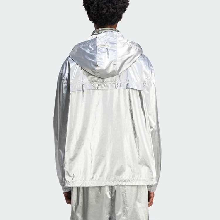 adidas x Wales Bonner Silver Anorak Jacket 'Silver' IB3254 - 4