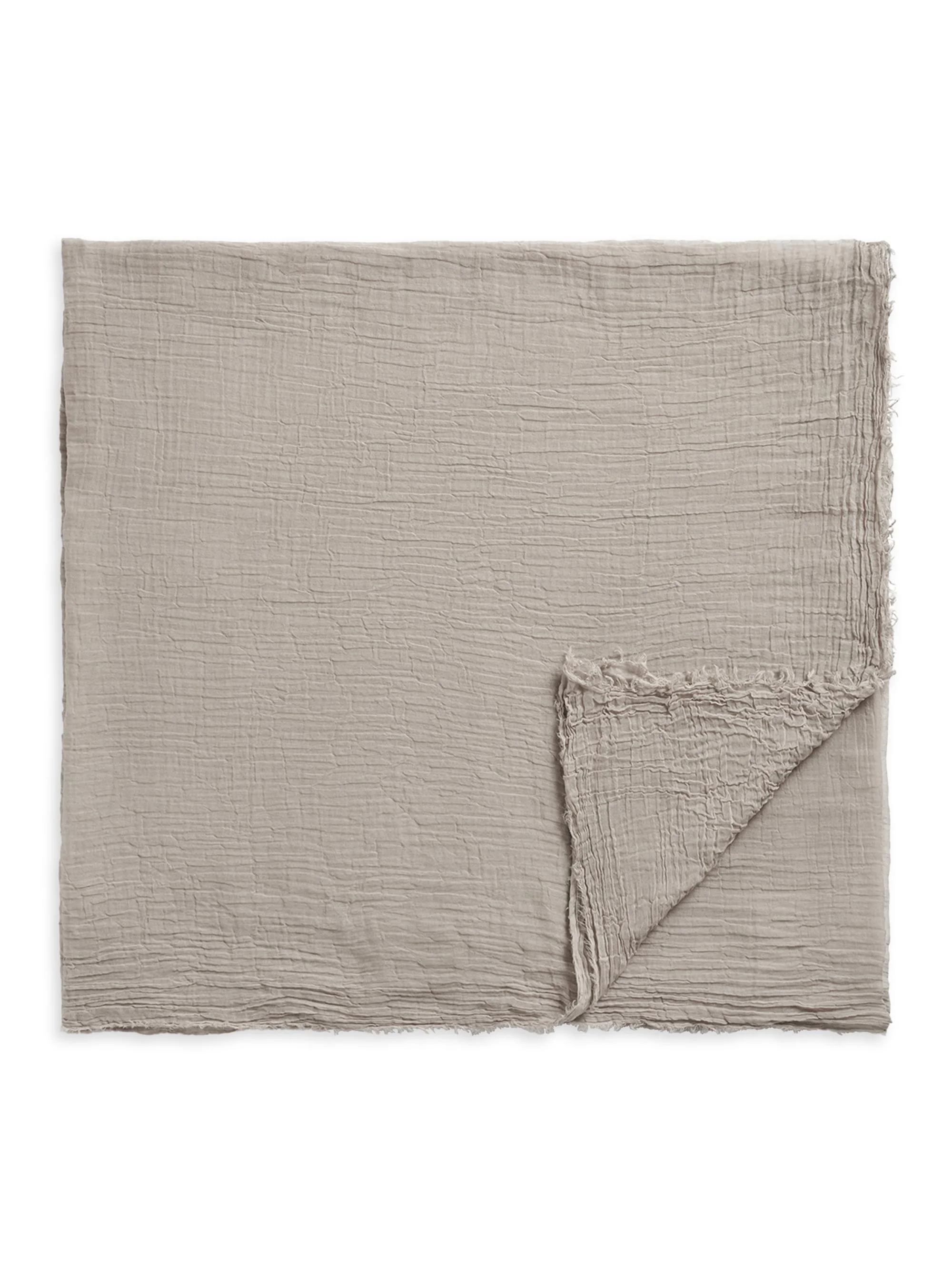 Women's Crinkled Cotton Wrap Scarf - Desert - 1