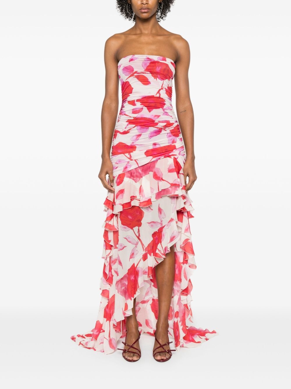 printed maxi dress - 2