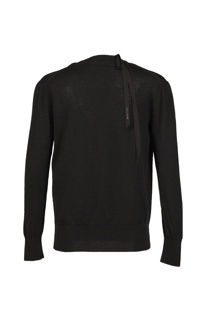 MARINA YEE CREWNECK WOOL JUMPER / BLK outlook