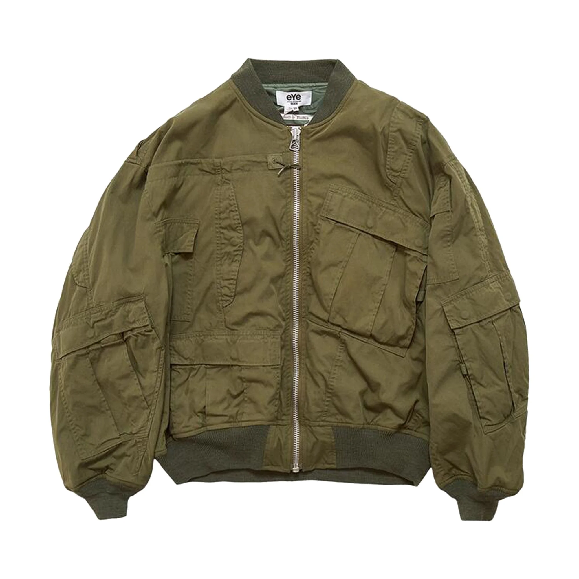 Junya Watanabe MAN x Needles Patchwork Bomber 'Khaki' - 1