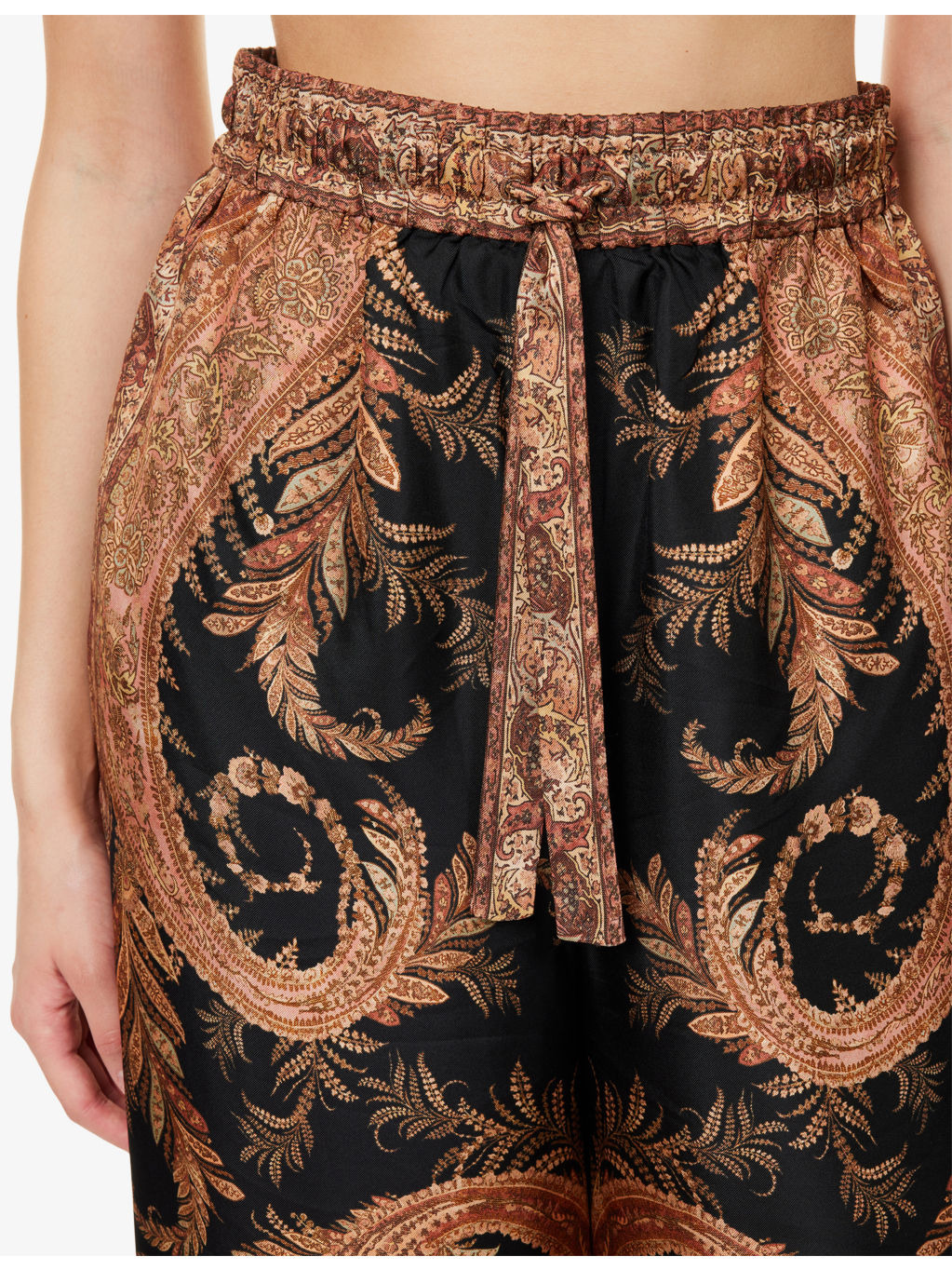 Hypnotic Wide-Leg Silk Trousers - 5