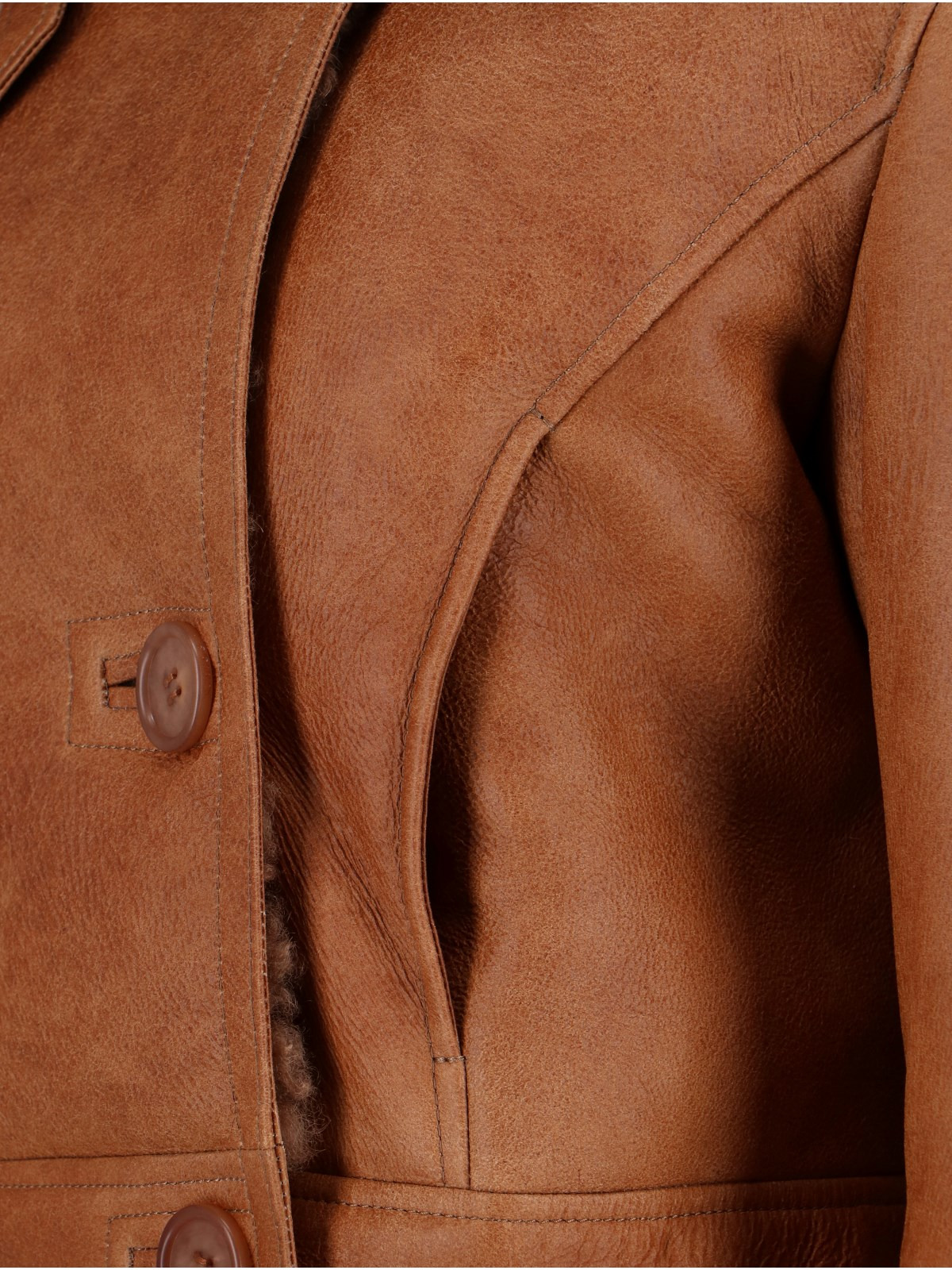 CROP LEATHER JACKET - 3