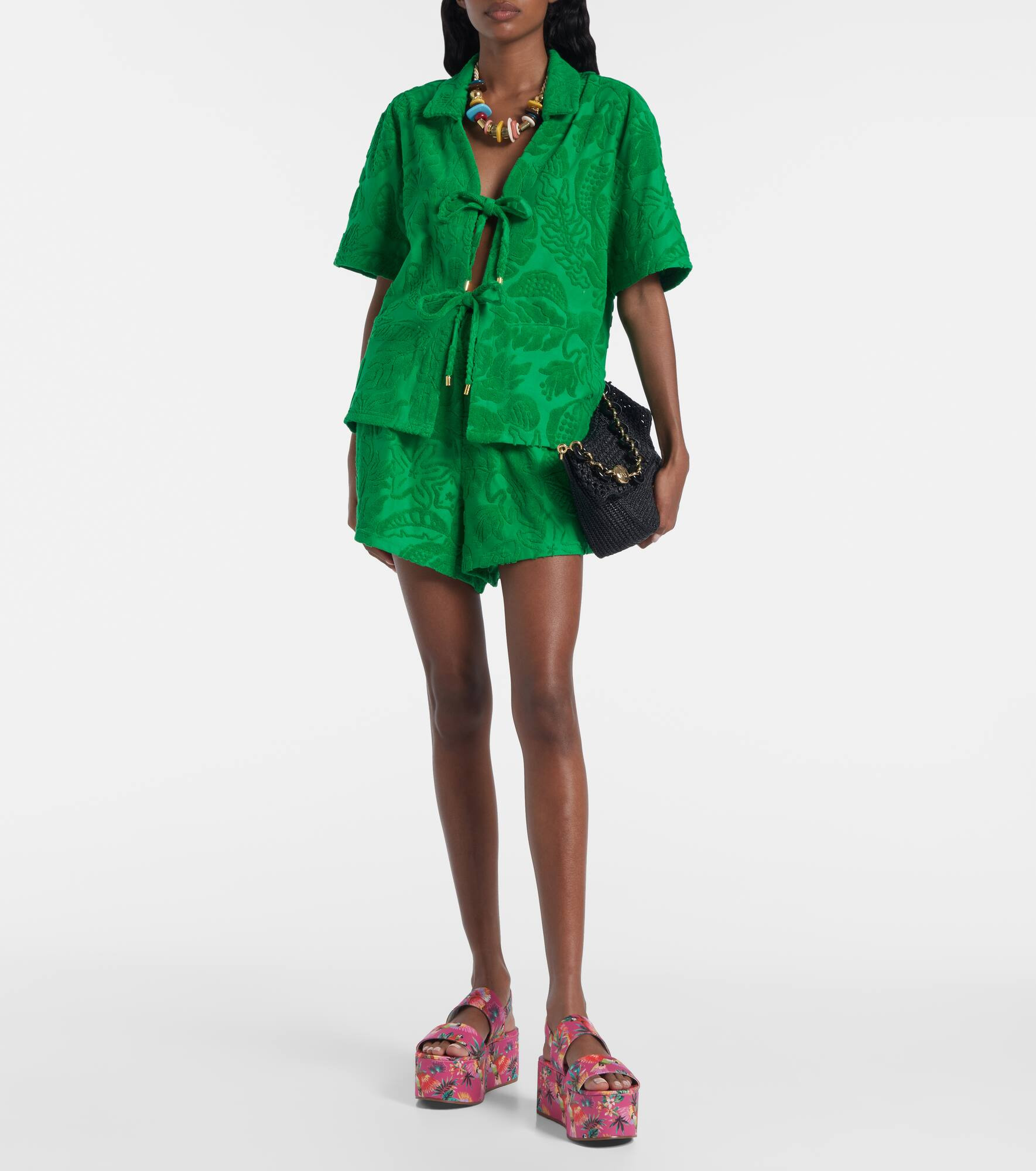 Printed platform sandals - 3
