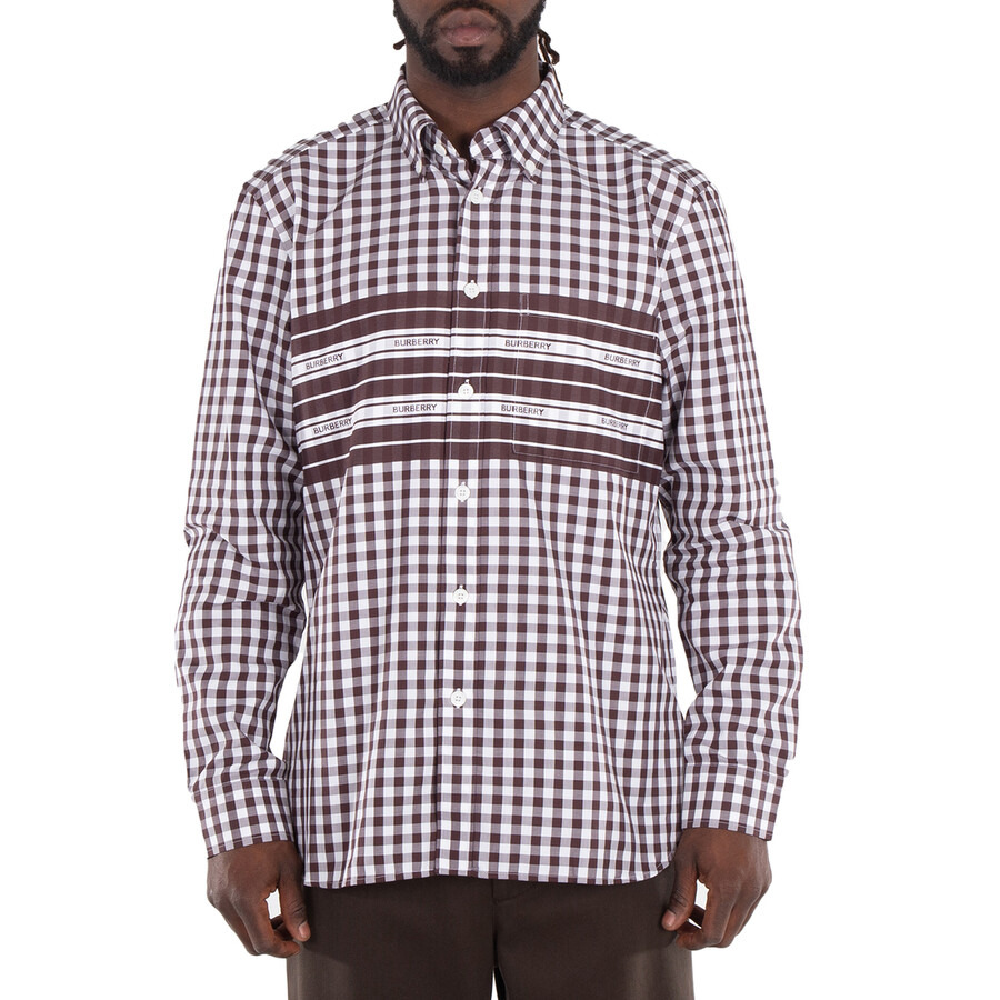Burberry Cannelton Long-Sleeve Check Cotton Poplin Shirt - 3