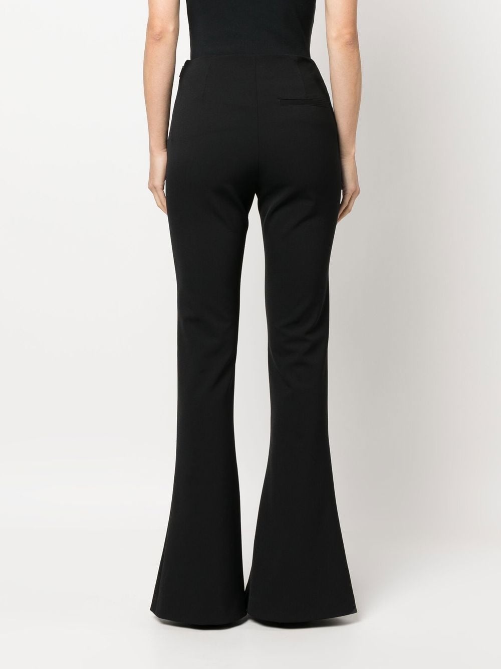 high-waisted split trousers - 4