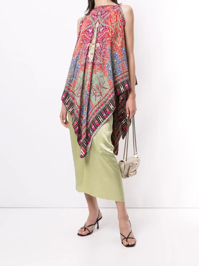 Etro scarf print blouse outlook