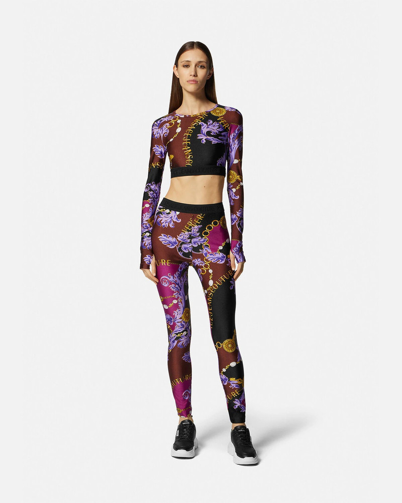 VERSACE JEANS COUTURE Chain Couture Leggings outlook
