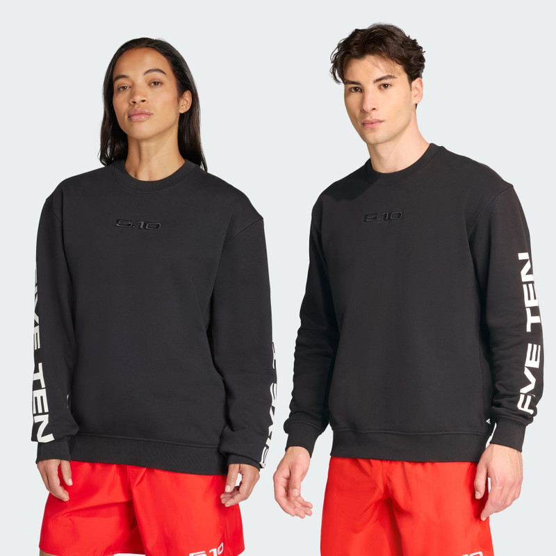 adidas Five Ten Logo Crew Neck Sweatshirt outlook