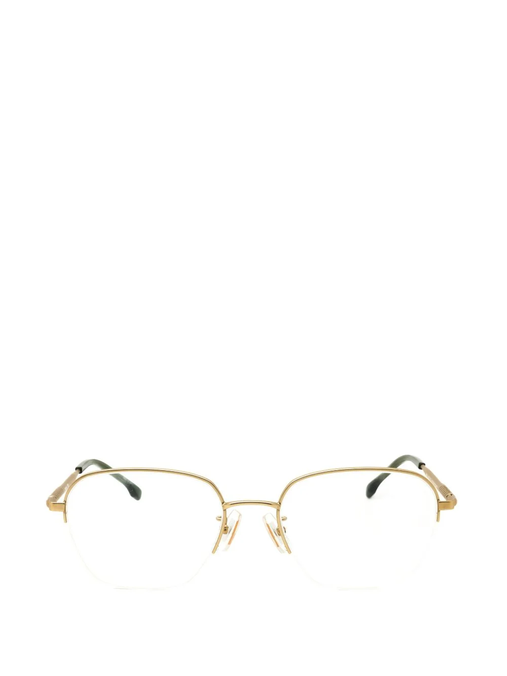 geometric-frame glasses - 1