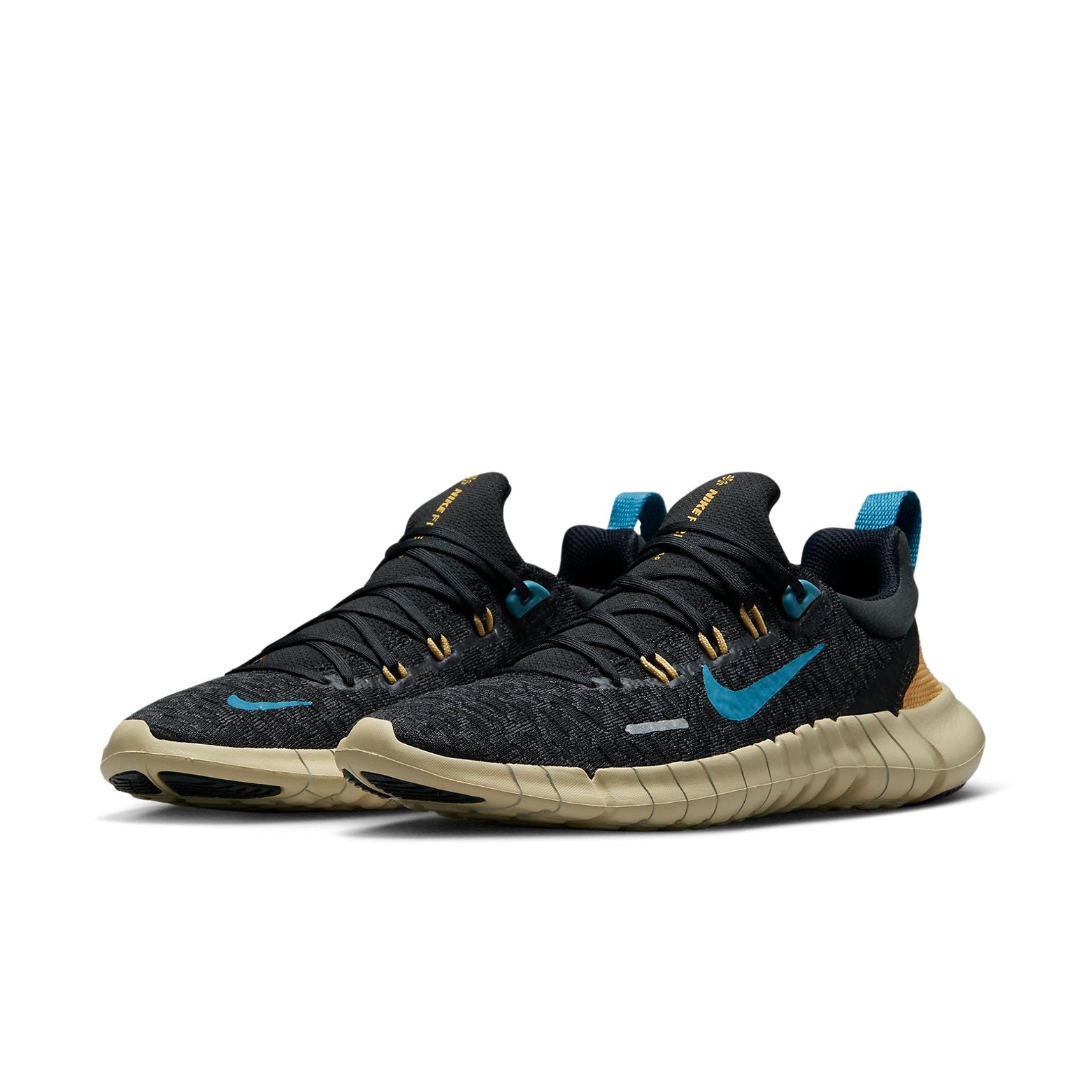 (WMNS) Nike Free Run 5.0 Next Nature 'Black Noise Aqua' CZ1891-008 - 3