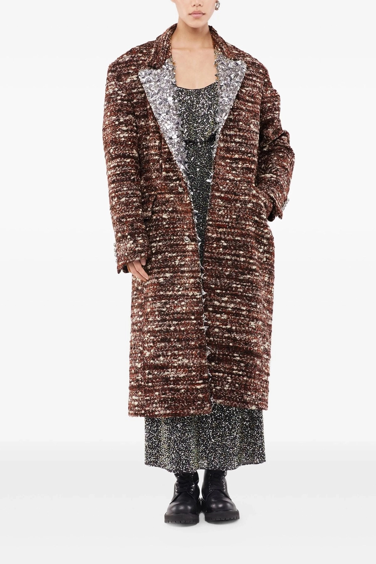 Bouclé wool coat - 2