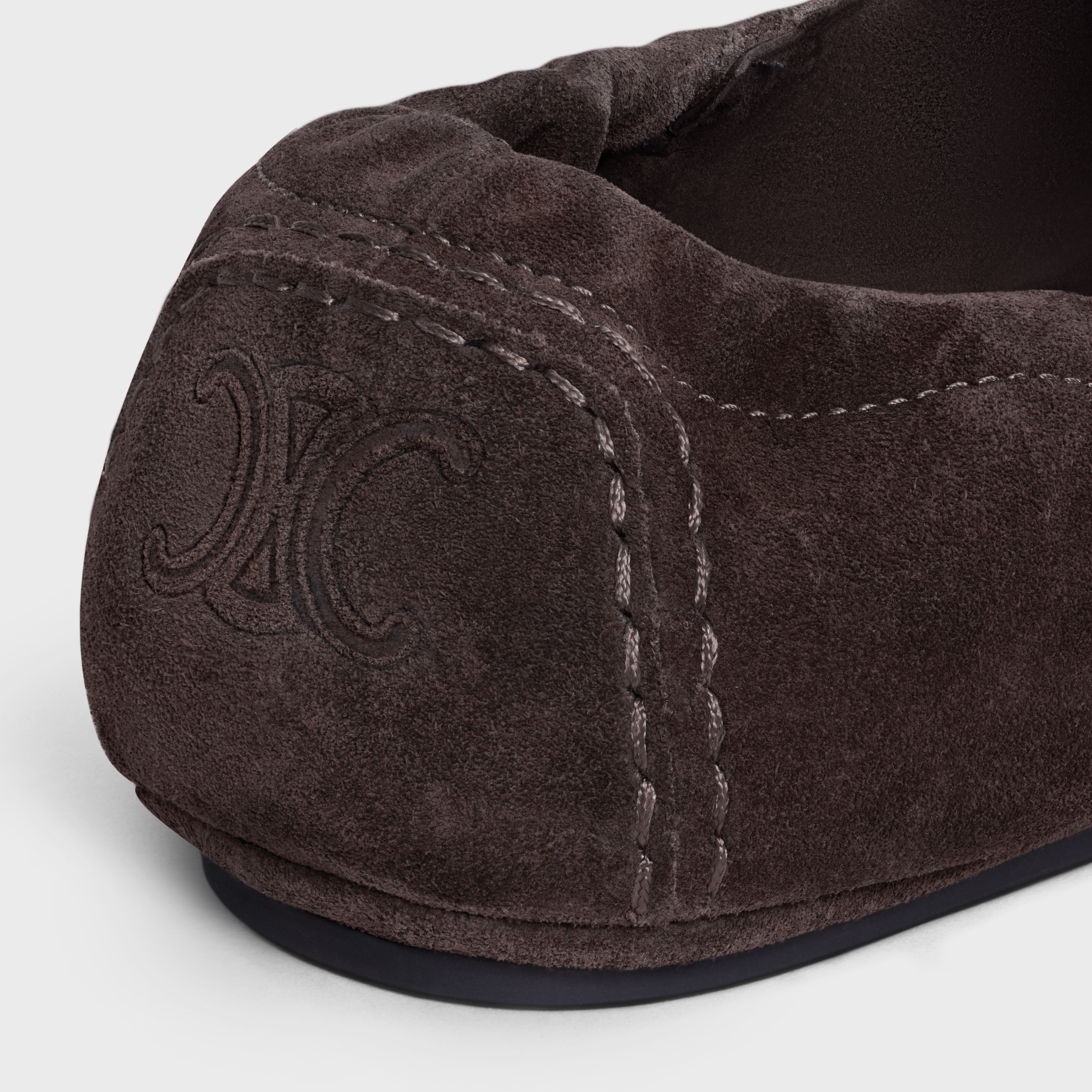CELINE ADAM  Loafer IN SUEDE CALFSKIN - 5