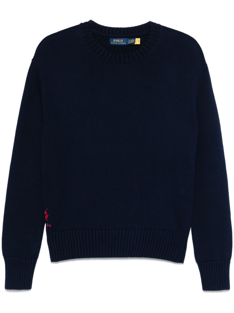 Polo-Pony-motif sweater 1