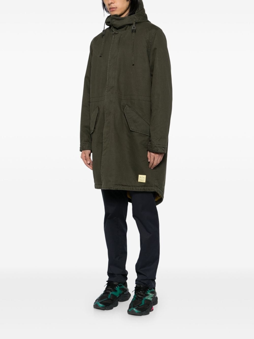 gabardine parka - 3