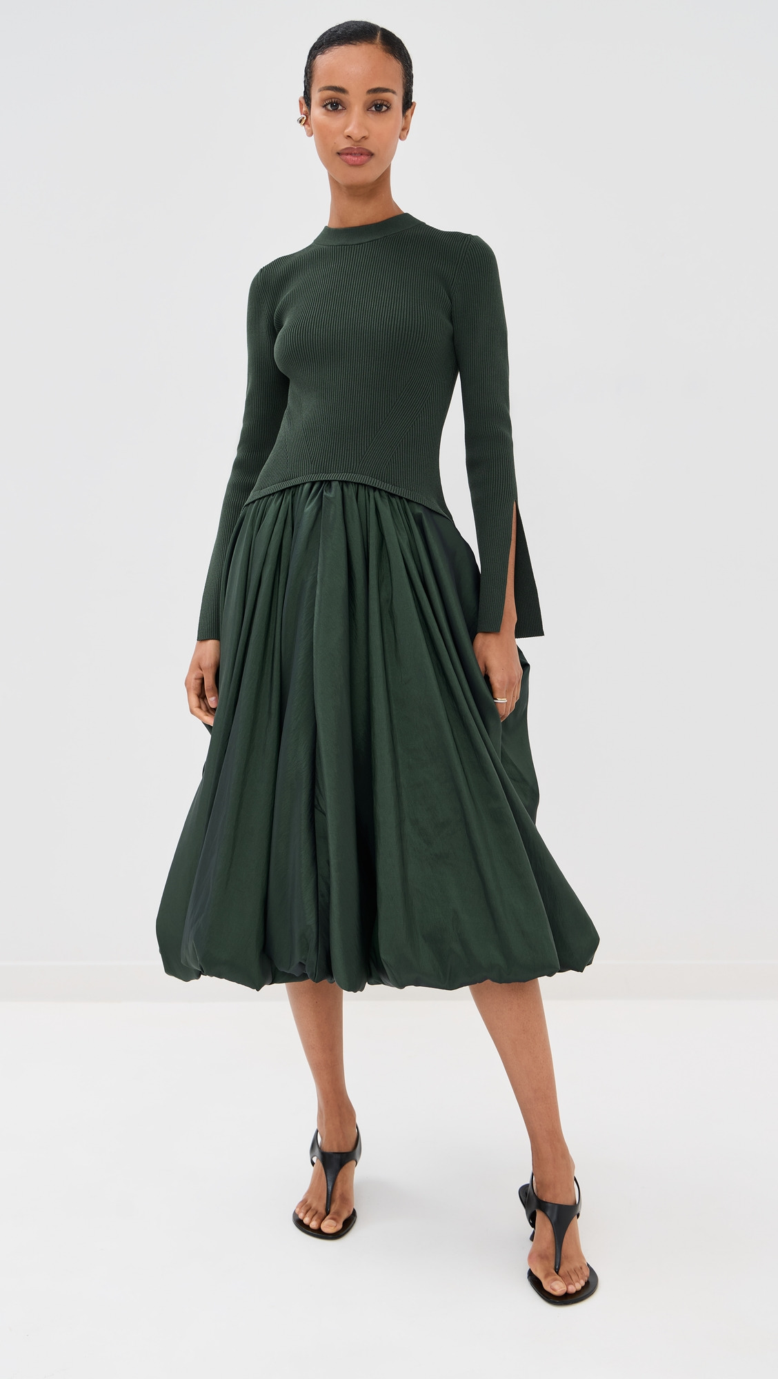 Kenlie Mock Neck Midi Dress - 6