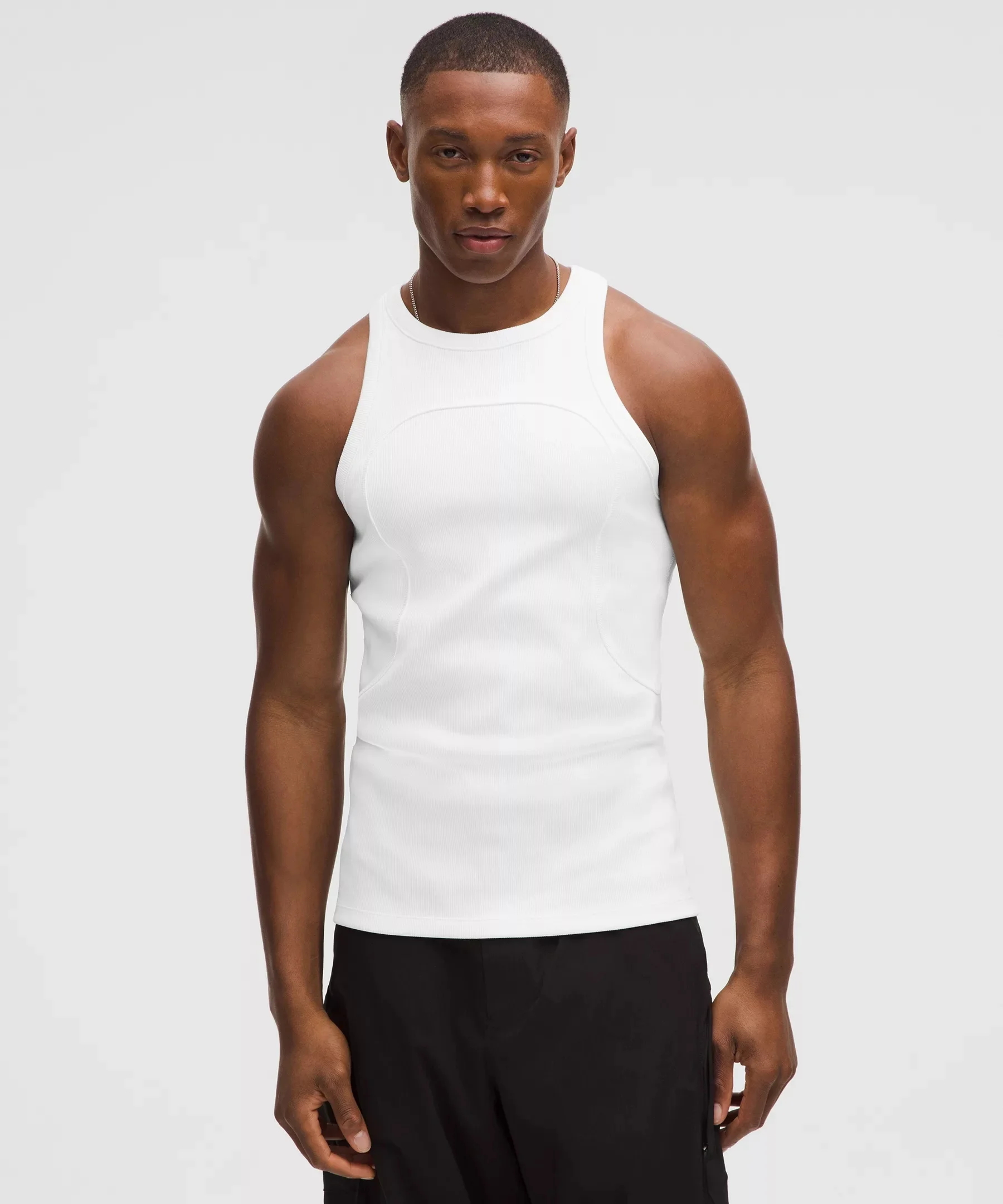 Ribbed Cotton Tight-Fit Tank Top *SLNSH Collection - 1
