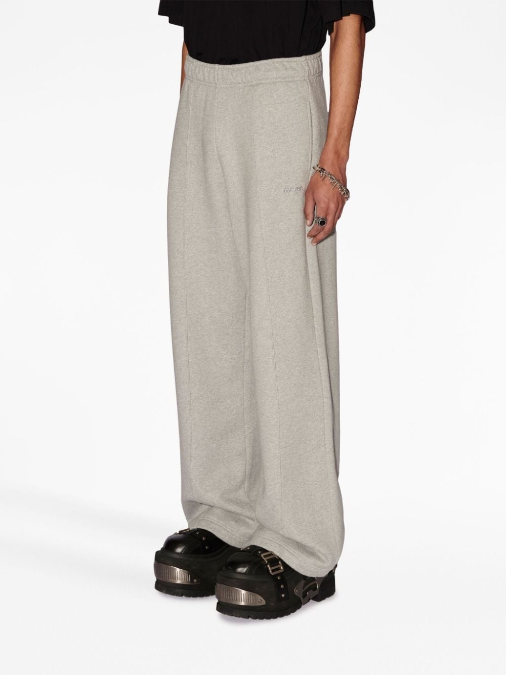 logo-embroidered track pants - 4