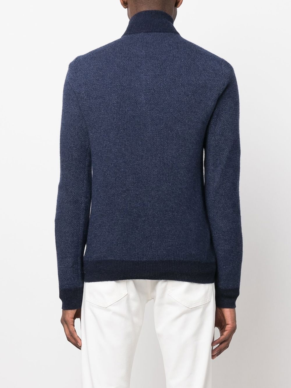 half-zip cashmere sweater - 4