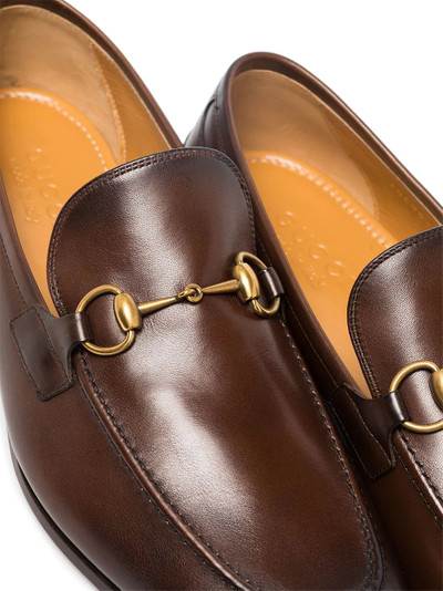 GUCCI Jordaan leather loafers outlook