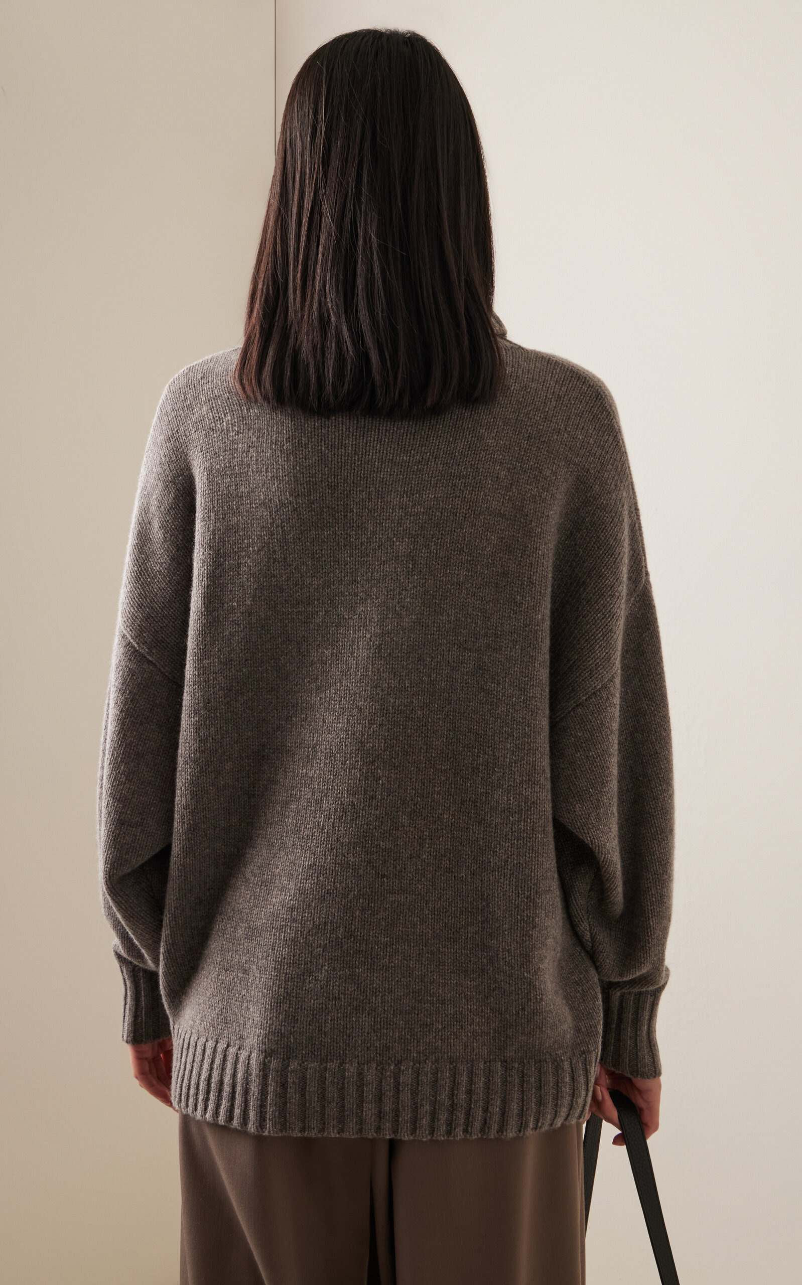 Porter Cashmere Turtleneck Sweater grey - 4