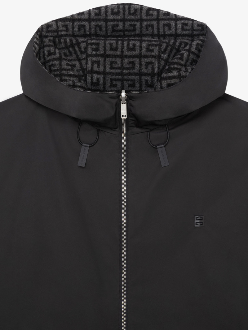 4G REVERSIBLE ZIPPED HOODIE IN WOOL 6