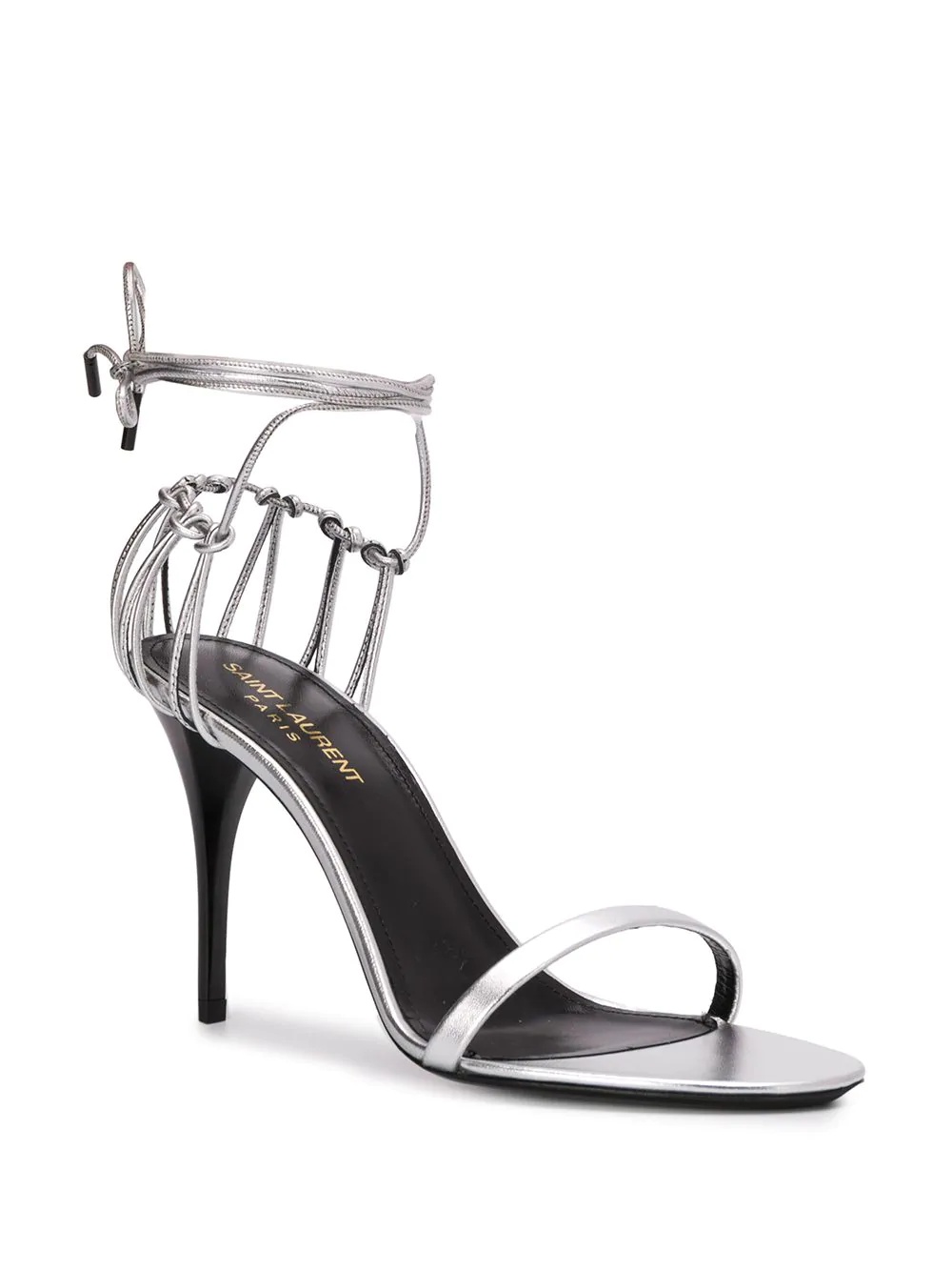 metallic Lexi 100mm sandals - 2