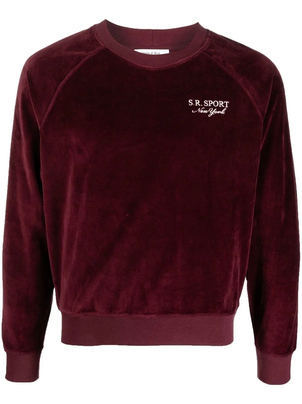 logo-embroidered long-sleeve sweatshirt - 1