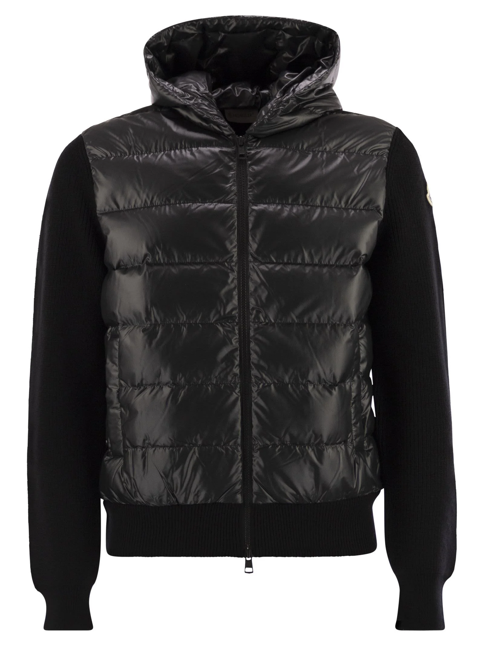 Moncler Men Wool-Lined Hooded Zip-Up Sweatshirt - 1