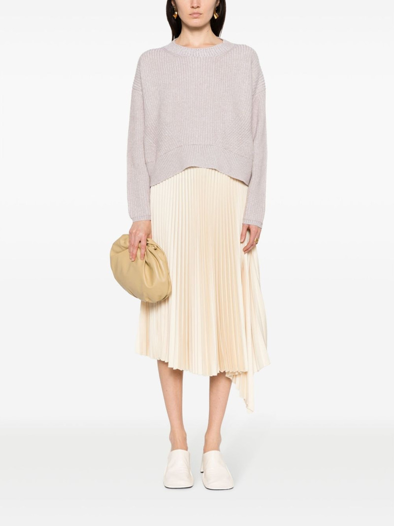 Allude ribbed-knit cashmere jumper outlook