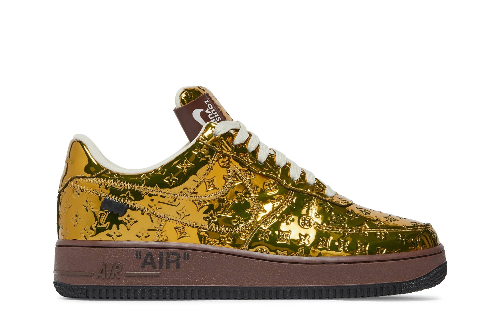 Louis Vuitton x Air Force 1 Low 'Metallic Gold' - 1