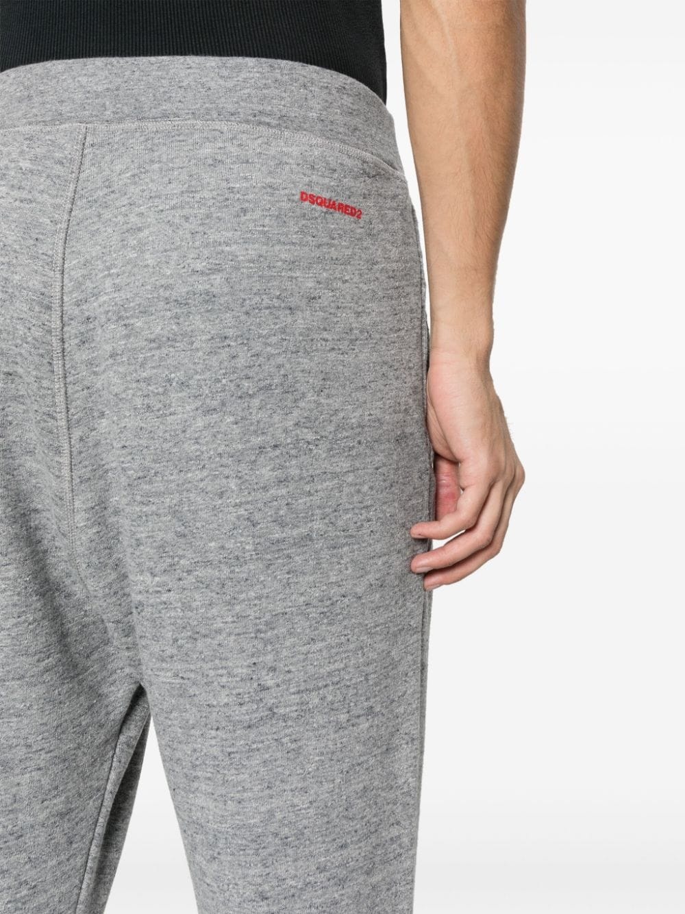 logo-print cotton track pants - 5