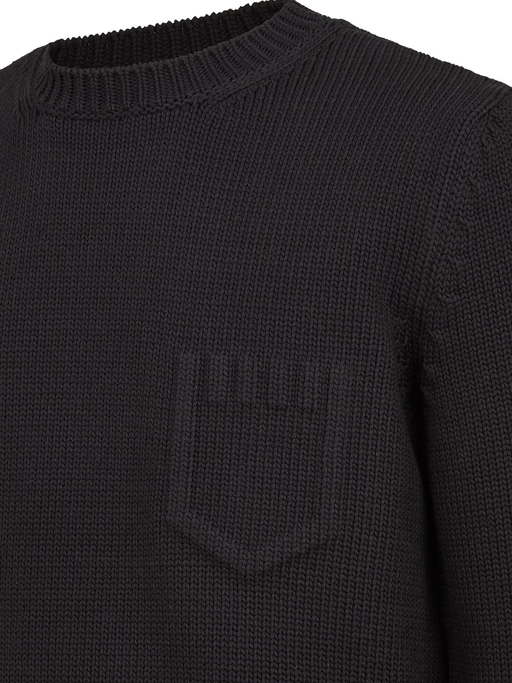 embossed logo crew-neck jumper - 3