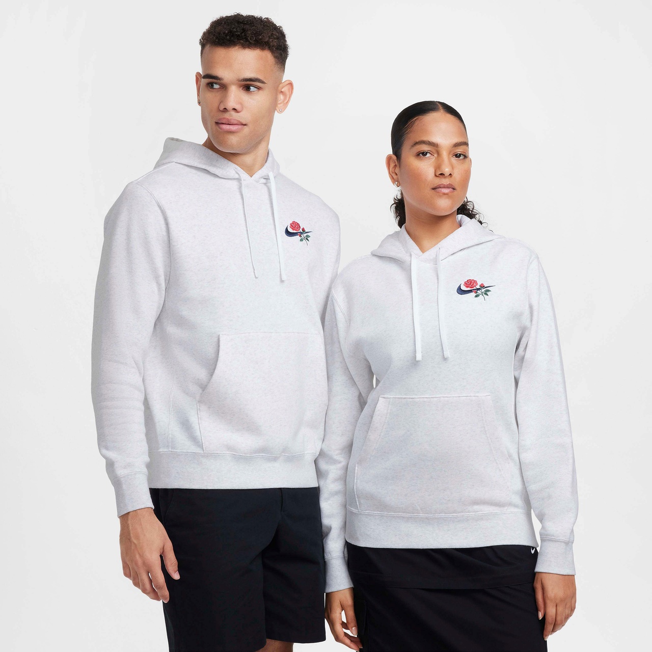 Nike Mens Nike NSW Club Pullover Hoodie BB SEGA - 1