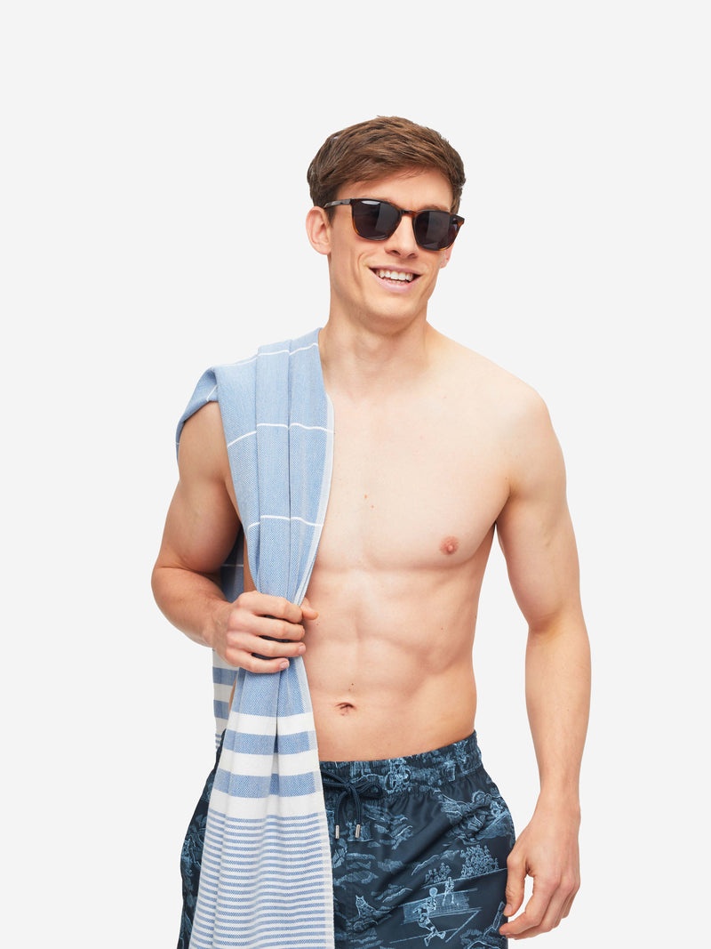 Men's Short Swim Shorts Maui 49 Navy - 8