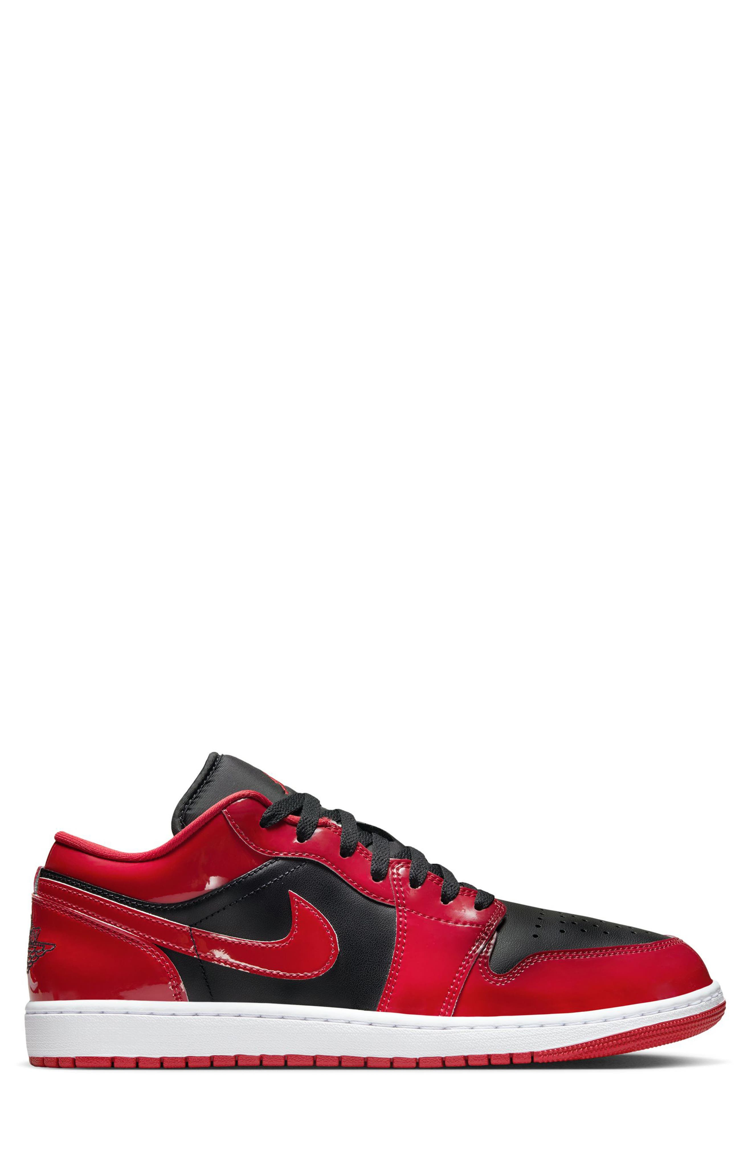 Nike Air Jordan 1 Low SE Sneaker in Black/Varsity Red at Nordstrom - 6