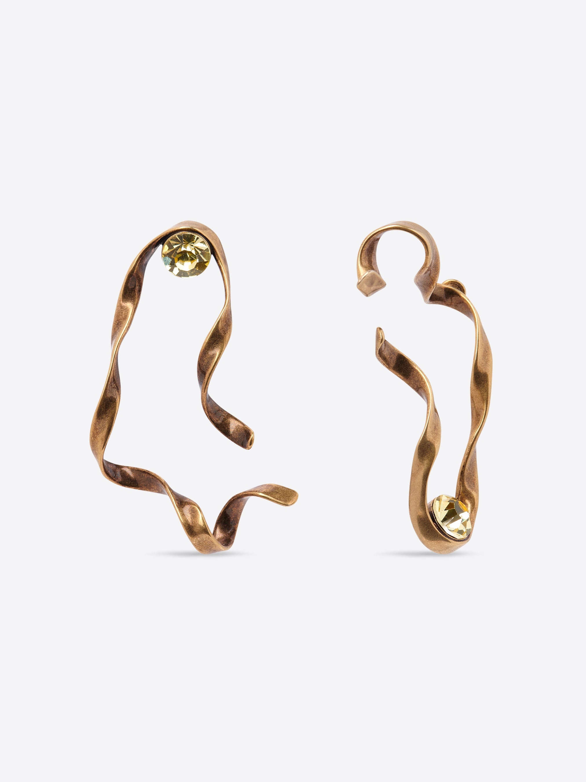 CURLY EARPINS - 2