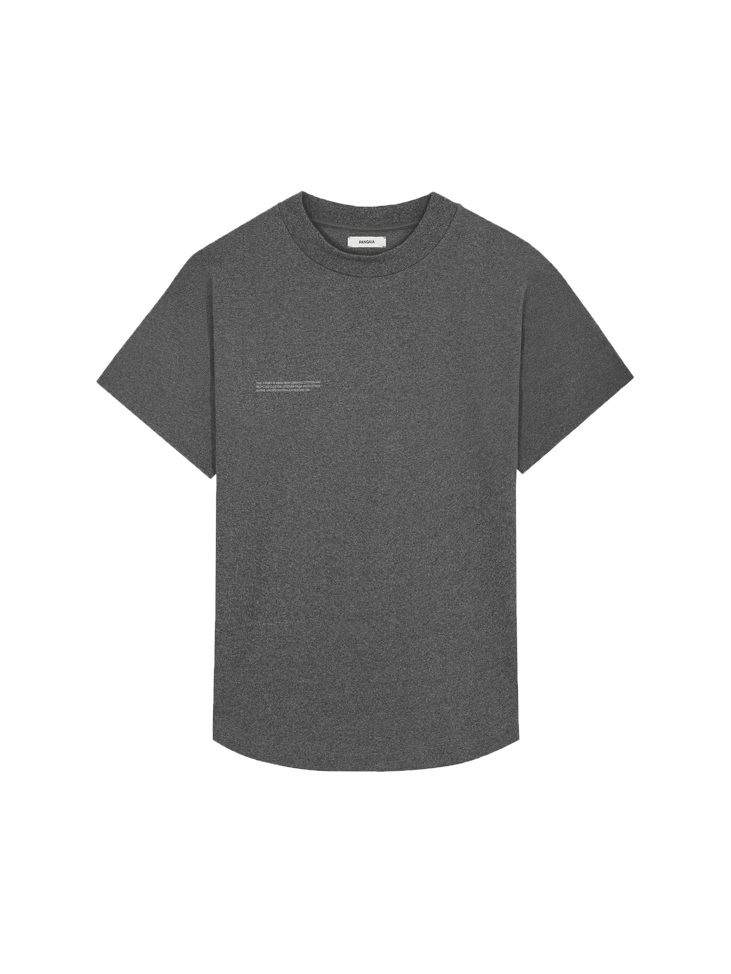 Mens Reclaimed Cotton Boxy T-shirt - Reclaim Charcoal - 1